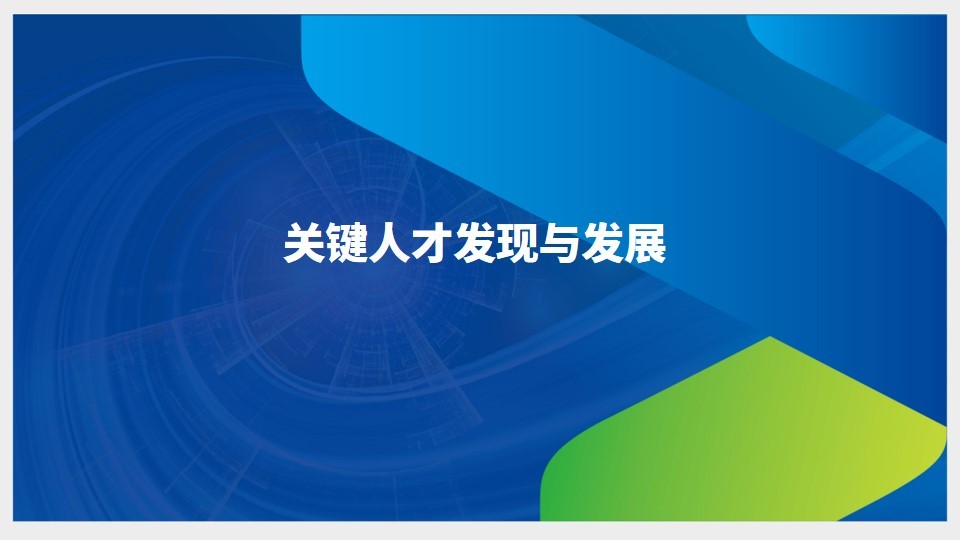 关键人才发现与发展